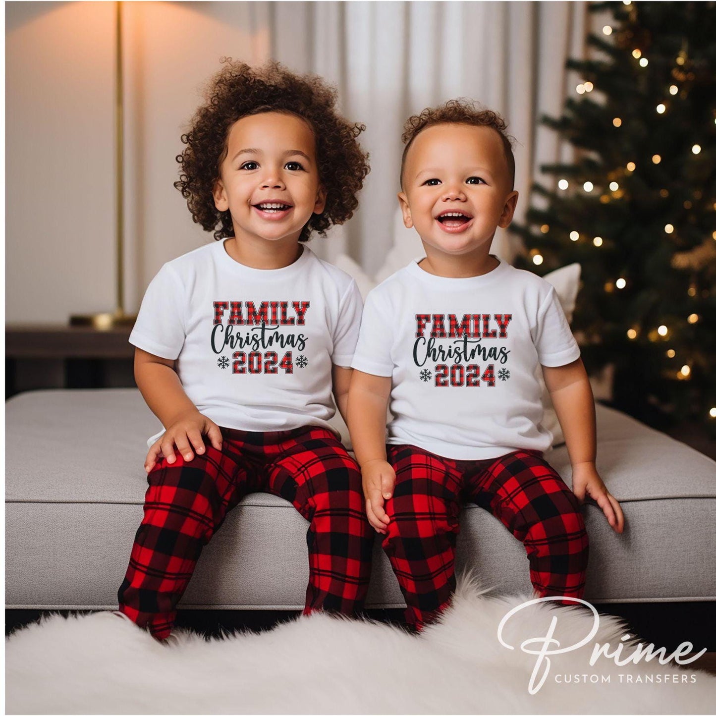 Christmas DTF Transfers, Ready to Press, T-shirt Transfers, Heat Transfer, Direct to Film, Matching Family Christmas Shirt Transfers 2024