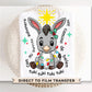 Spanish Christmas DTF Transfer, Ready to Press, T-shirt Transfers, Heat Transfer, Direct to Film, Latino, Feliz navidad, Tuki Tuki Donkey