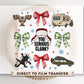 Christmas DTF Transfers, Ready to Press, T-shirt Transfers, Heat Transfer, Direct to Film, Holiday, Funny Christmas Movie, Coquette, Bows