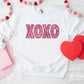 Valentine DTF Transfers, Ready to Press, T-shirt Transfers, Heat Transfer, Direct to Film, Holiday, Sparkle, Faux Sequin Pink Glitter XOXO