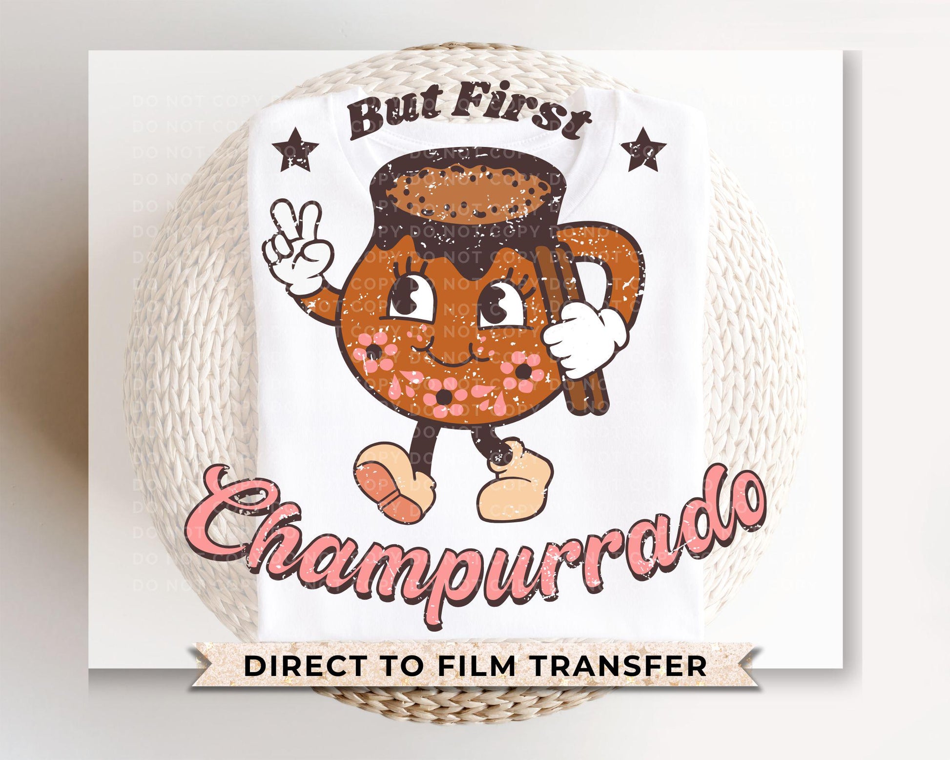 Spanish Christmas DTF Transfer, Ready to Press, T-shirt Transfers, Heat Transfer, Direct to Film, Latino, Tamale, Feliz navidad, Champurrado