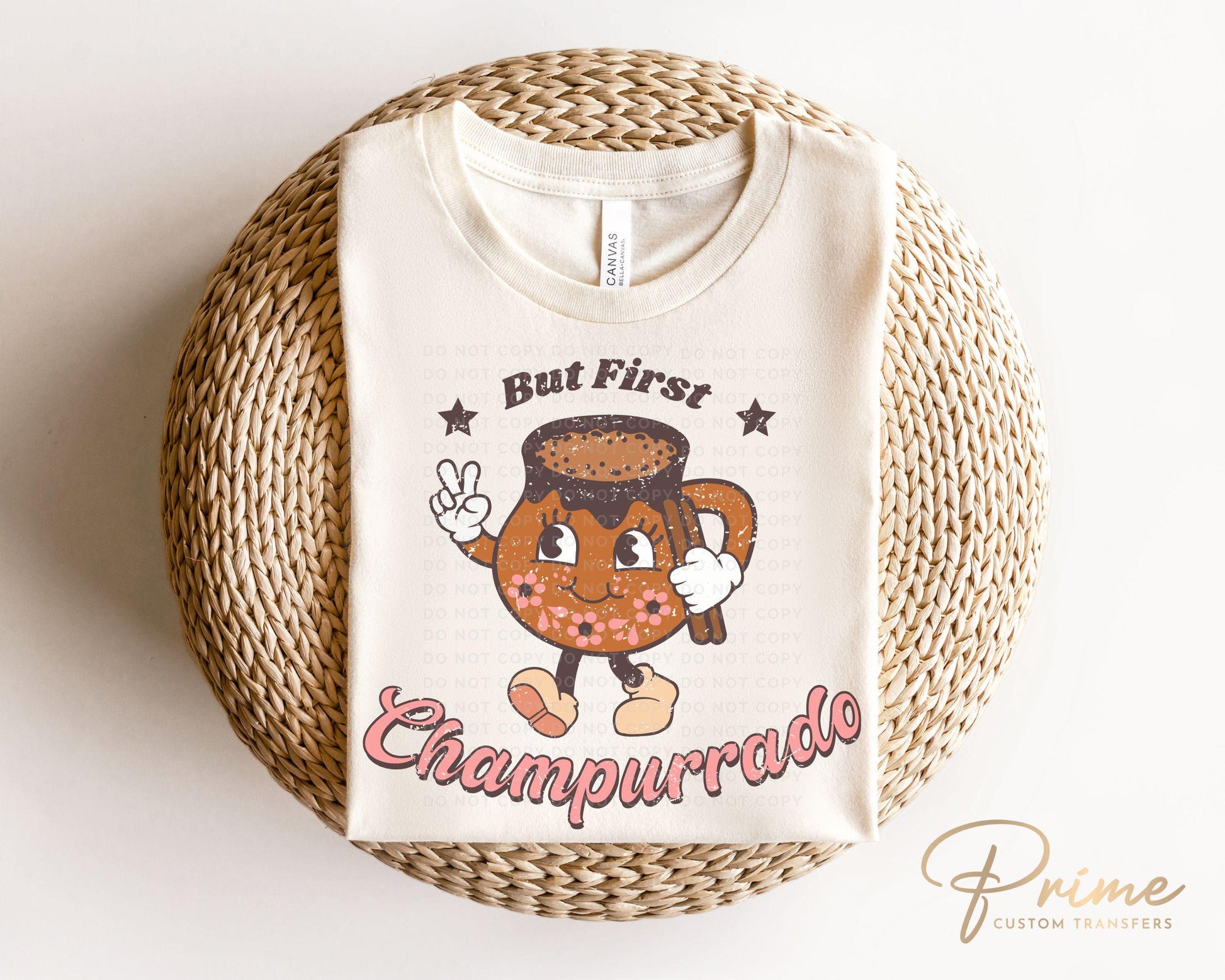 Spanish Christmas DTF Transfer, Ready to Press, T-shirt Transfers, Heat Transfer, Direct to Film, Latino, Tamale, Feliz navidad, Champurrado