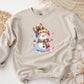 Winter DTF Transfers, Ready to Press, T-shirt Transfers, Heat Transfer, Direct to Film, Let it Snow, Coquette Leopard Bow Cute Snowmen