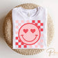 Valentine DTF Transfers, Ready to Press, T-shirt Transfers, Heat Transfer, Direct to Film, Holiday, Love, Groovy, Checkered, Valentine's Day
