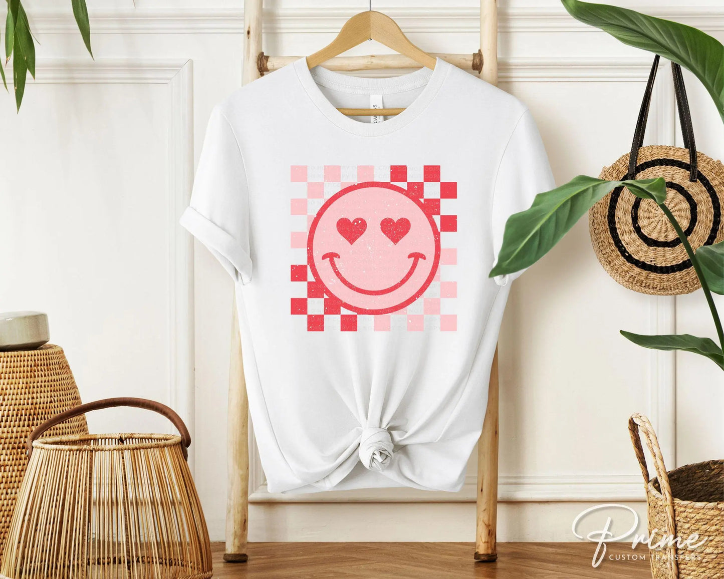 Valentine DTF Transfers, Ready to Press, T-shirt Transfers, Heat Transfer, Direct to Film, Holiday, Love, Groovy, Checkered, Valentine's Day