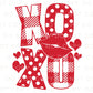 Valentine DTF Transfers, Ready to Press, T-shirt Transfers, Heat Transfer, Direct to Film, Holiday, Trendy, Hugs and Kisses, Lips, XOXO