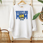 Wrestling Mom DTF Transfer, Ready to Press, T-shirt Transfer, Heat Transfer, Direct to Film, Wrestle, Mat, Pin, Sport, Royal Blue Yellow