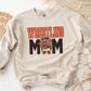 Wrestling Mom DTF Transfer, Ready to Press, T-shirt Transfer, Heat Transfer, Direct to Film, Wrestle, Mat, Pin, Sport, Bun, Orange and Black
