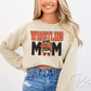 Wrestling Mom DTF Transfer, Ready to Press, T-shirt Transfer, Heat Transfer, Direct to Film, Wrestle, Mat, Pin, Sport, Bun, Orange and Black