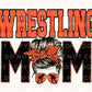Wrestling Mom DTF Transfer, Ready to Press, T-shirt Transfer, Heat Transfer, Direct to Film, Wrestle, Mat, Pin, Sport, Bun, Orange and Black