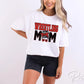 Wrestling Mom DTF Transfer, Ready to Press, T-shirt Transfer, Heat Transfer, Direct to Film, Wrestle, Mat, Pin, Sport, Bun, Red and Black
