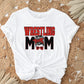 Wrestling Mom DTF Transfer, Ready to Press, T-shirt Transfer, Heat Transfer, Direct to Film, Wrestle, Mat, Pin, Sport, Bun, Red and Black