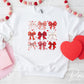 Valentine's Day DTF Transfers, Ready to Press, T-shirt Transfers, Heat Transfer, Direct to Film, Holiday, Trendy, Girly, Coquette Heart Bows