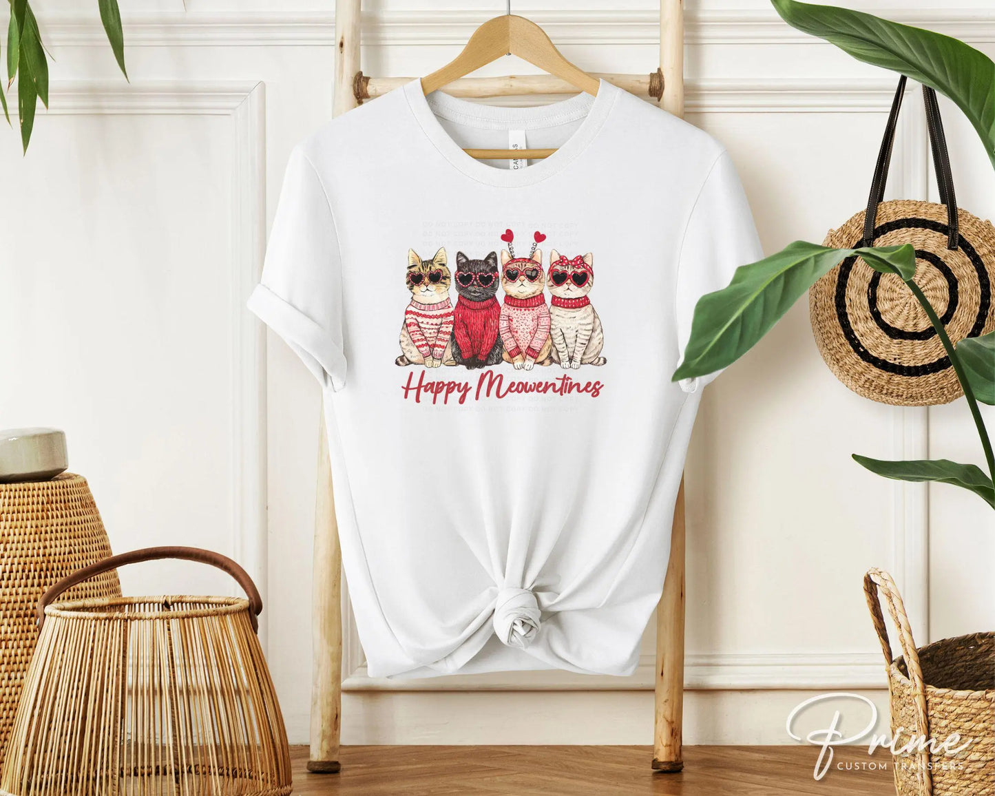 Valentine's Day DTF Transfers, Ready to Press, T-shirt Transfers, Heat Transfer, Direct to Film, Holiday, Pet Mom, Heart, Love, Cat Lover