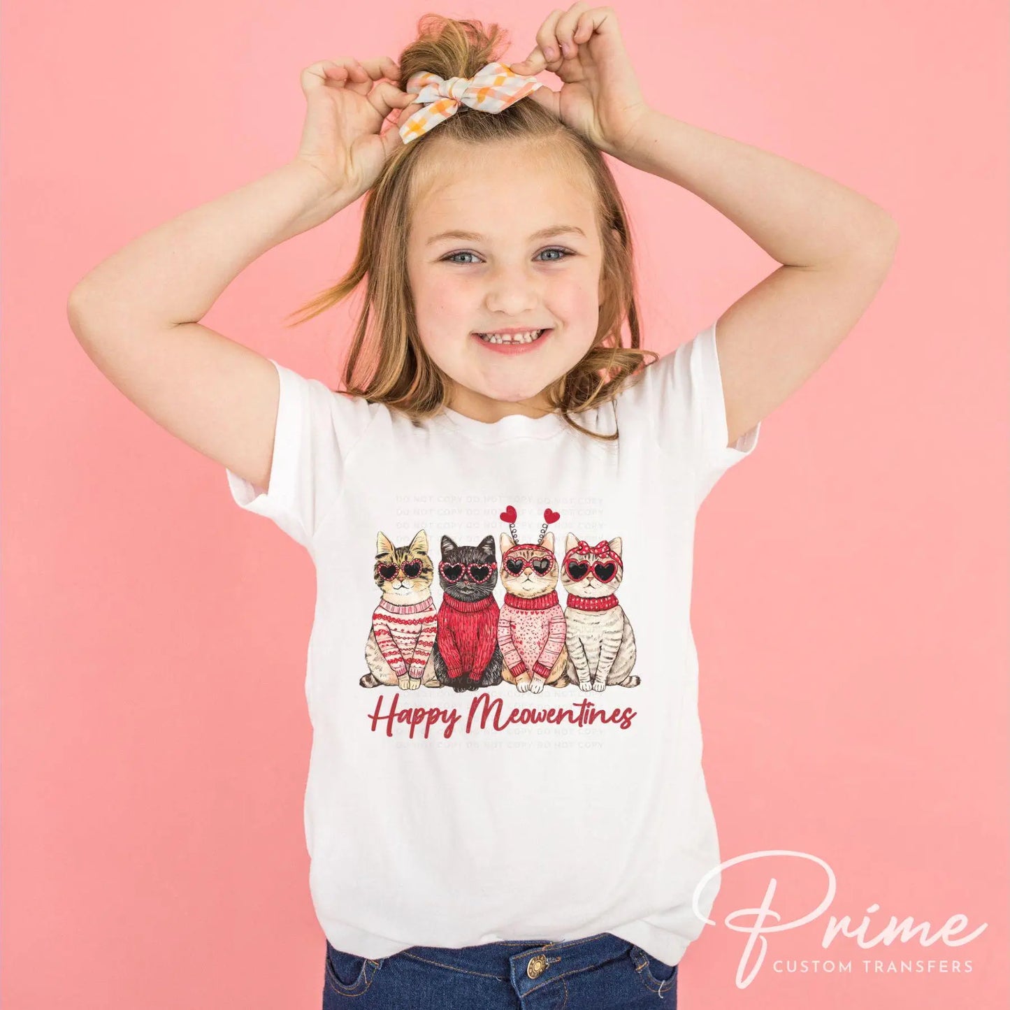 Valentine's Day DTF Transfers, Ready to Press, T-shirt Transfers, Heat Transfer, Direct to Film, Holiday, Pet Mom, Heart, Love, Cat Lover