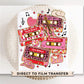 Valentine DTF Transfer, Ready to Press, T-shirt Transfer, Heat Transfer, Direct to Film, Country Cowgirl Western Love Glitter Cassette Tapes