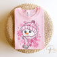 Winter DTF Transfers, Ready to Press, T-shirt Transfers, Heat Transfer, Direct to Film, Let it Snow, Baby It's Cold Outside, Pink Snowman