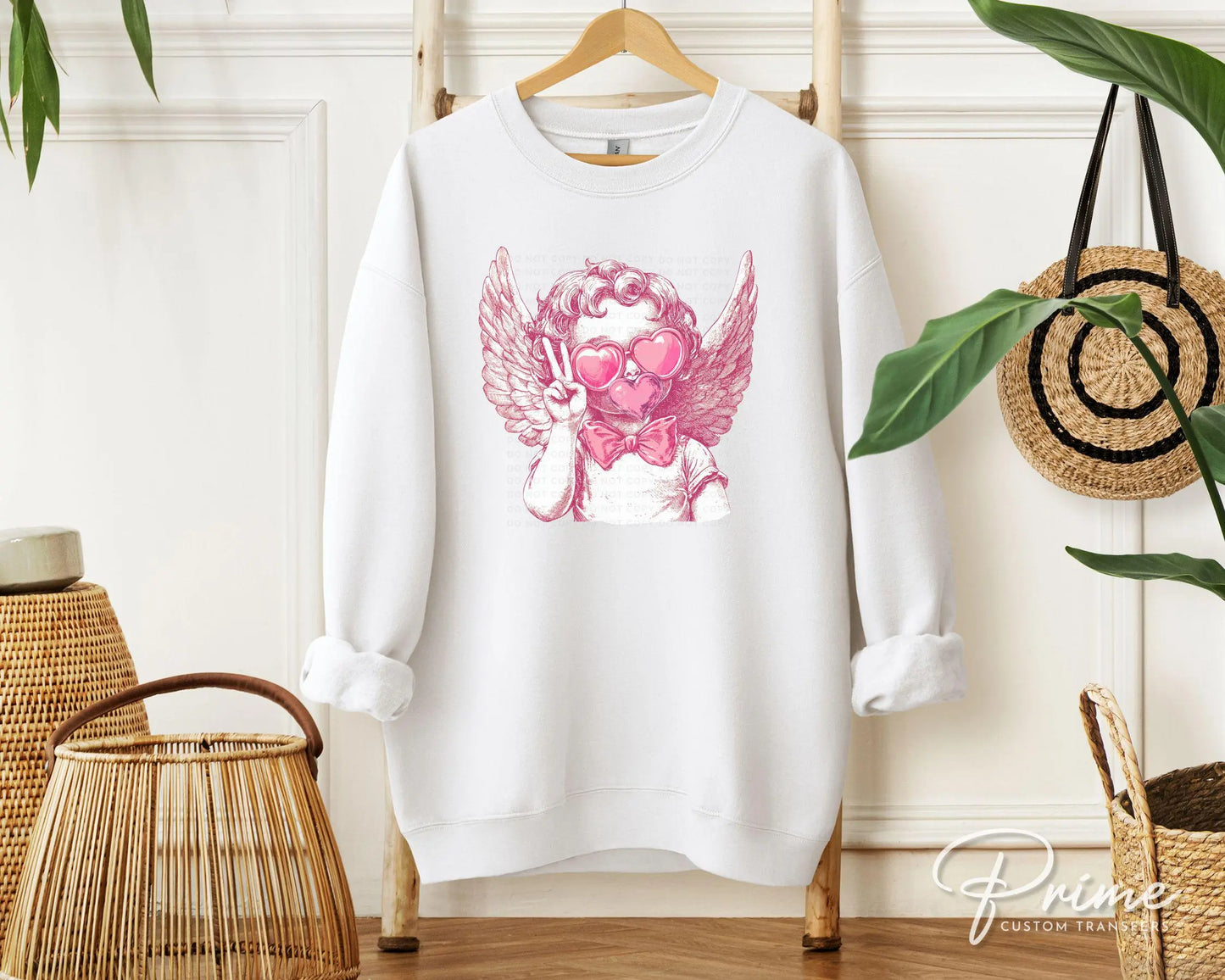 Valentine DTF Transfers, Ready to Press, T-shirt Transfers, Heat Transfer, Direct to Film, Holiday, Love, Bubblegum, Sunglasses, Funny Cupid