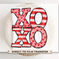 Valentine's Day DTF Transfer, Ready to Press, T-shirt Transfer, Heat Transfer, Direct to Film, Holiday, Love, Cute, Kids, Doodle XOXO