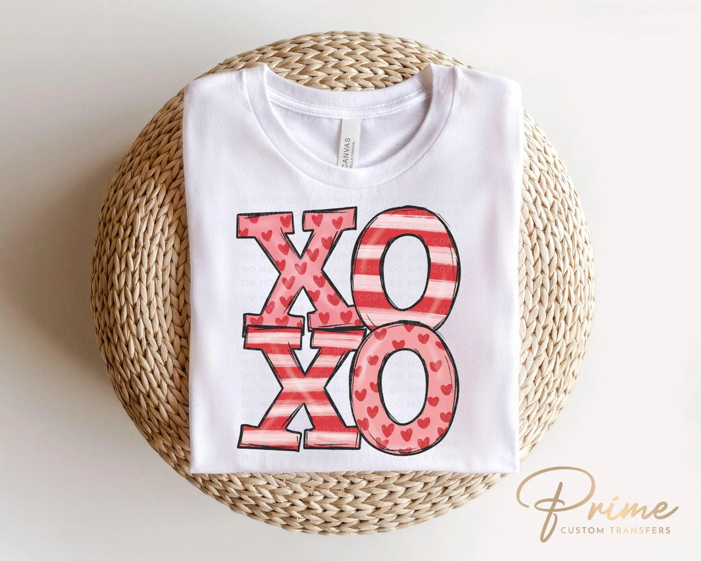 Valentine's Day DTF Transfer, Ready to Press, T-shirt Transfer, Heat Transfer, Direct to Film, Holiday, Love, Cute, Kids, Doodle XOXO