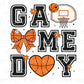 Basketball DTF Transfers, Ready to Press, T-shirt Transfers, Heat Transfer, Direct to Film, Sports Mom, Coquette Bow, Game Day, Trendy