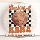 Basketball DTF Transfers, Ready to Press, T-shirt Transfers, Heat Transfer, Direct to Film, Sports Mom, Coquette Bow, Game Day, Trendy
