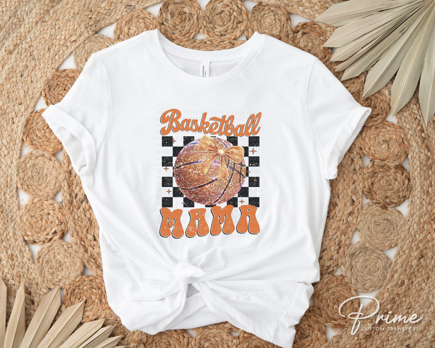 Basketball DTF Transfers, Ready to Press, T-shirt Transfers, Heat Transfer, Direct to Film, Sports Mom, Coquette Bow, Game Day, Trendy