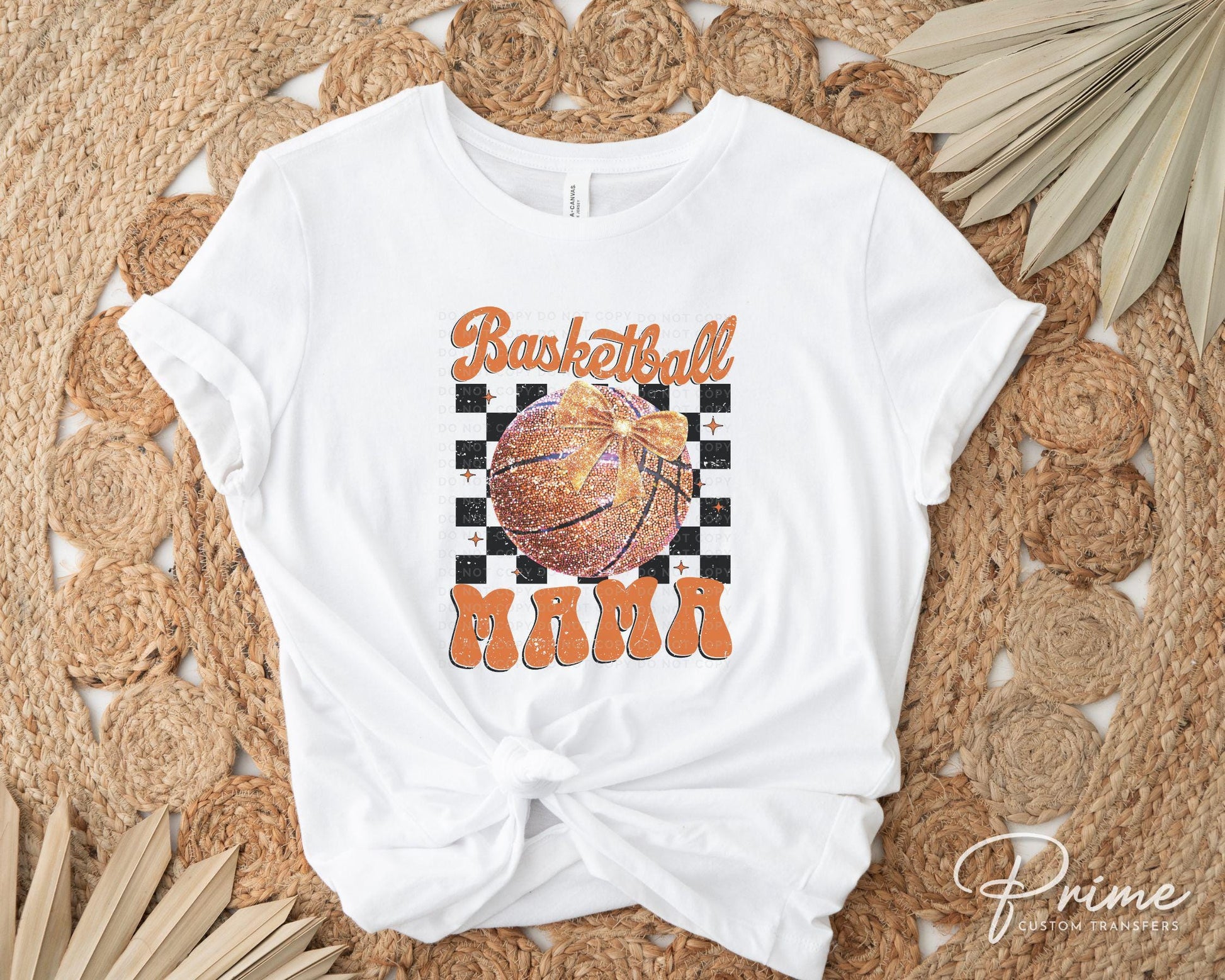 Basketball DTF Transfers, Ready to Press, T-shirt Transfers, Heat Transfer, Direct to Film, Sports Mom, Coquette Bow, Game Day, Trendy