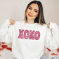 Valentine DTF Transfers, Ready to Press, T-shirt Transfers, Heat Transfer, Direct to Film, Holiday, Sparkle, Faux Sequin Pink Glitter XOXO