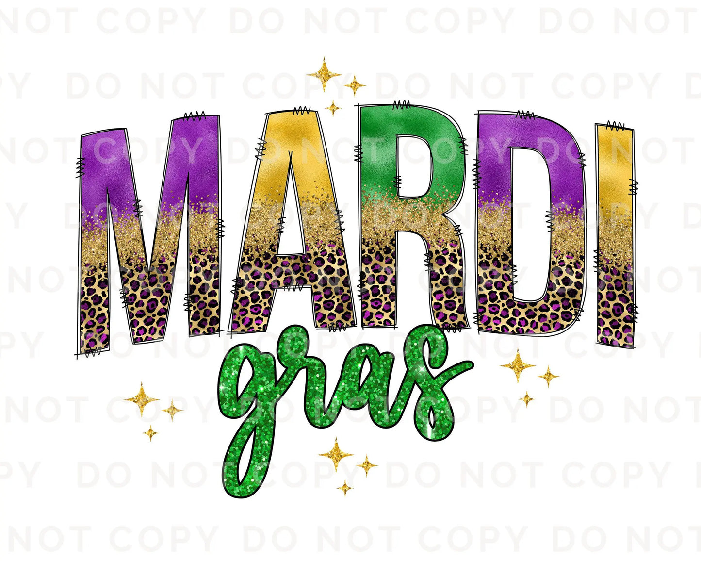 Mardi Gras DTF Transfer, Ready to Press, T-shirt Transfer, Heat Transfer, Direct to Film, Louisiana New Orleans, Mardi Gras Faux Sequin