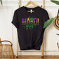 Mardi Gras DTF Transfer, Ready to Press, T-shirt Transfer, Heat Transfer, Direct to Film, Louisiana New Orleans, Mardi Gras Faux Sequin