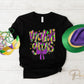 Mardi Gras DTF Transfer, Ready to Press, T-shirt Transfer, Heat Transfer, Direct to Film, Louisiana New Orleans, FAUX Glitter Mardi Gras