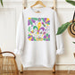 Mardi Gras DTF Transfer, Ready to Press, T-shirt Transfer, Heat Transfer, Direct to Film, Louisiana New Orleans, Boho, Fleur De Lis