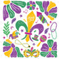 Mardi Gras DTF Transfer, Ready to Press, T-shirt Transfer, Heat Transfer, Direct to Film, Louisiana New Orleans, Boho, Fleur De Lis