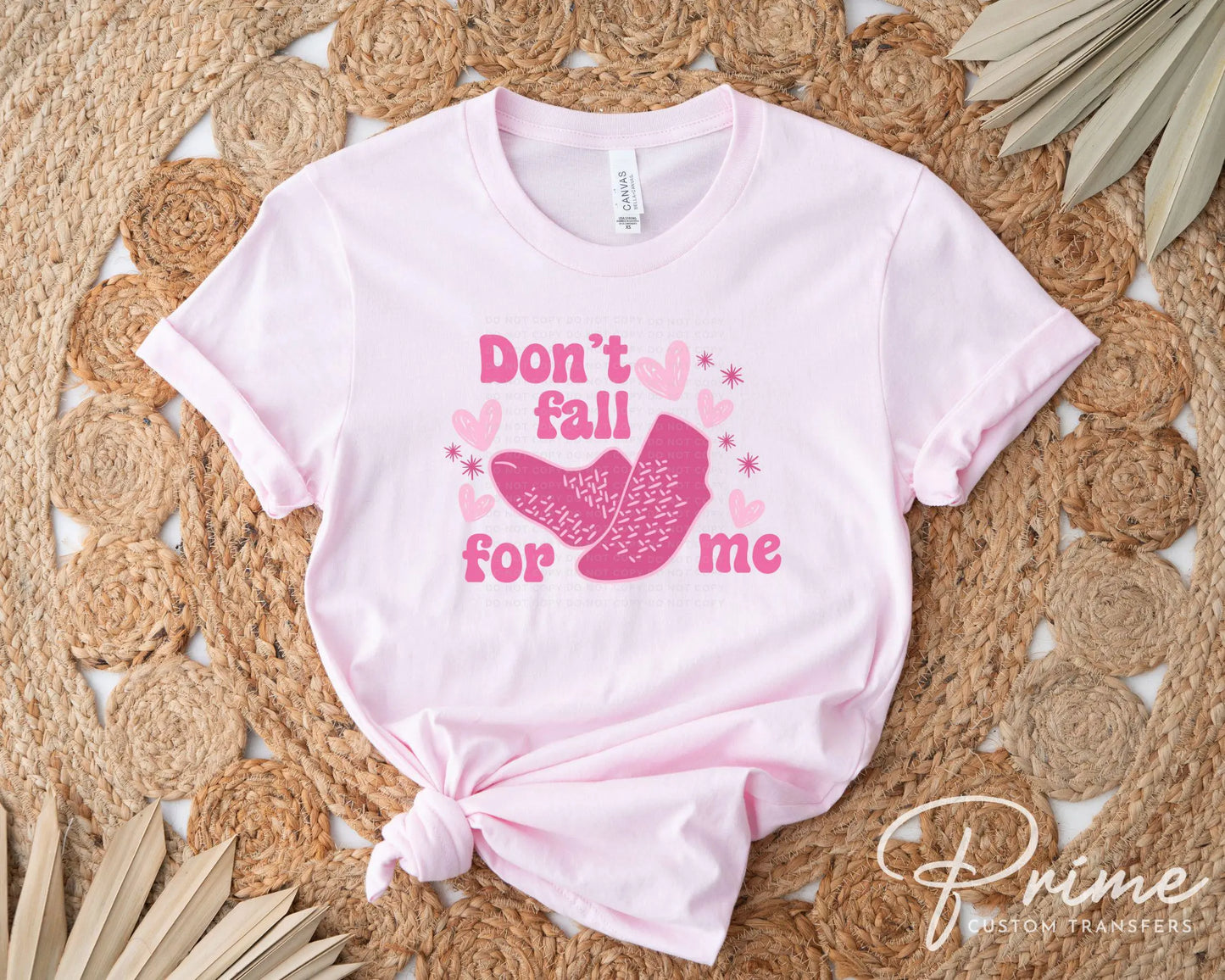 Valentine's Day DTF Transfer, Ready to Press, T-shirt Transfer, Heat Transfer, Direct to Film, Funny, Socks, CNA, Nurse, Don't Fall For Me
