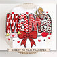 Valentine's Day DTF Transfer, Ready to Press, T-shirt Transfer, Heat Transfer, Direct to Film, Coquette Bow, Mommy and Me, Matching, Mama