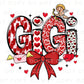Valentine's Day DTF Transfer, Ready to Press, T-shirt Transfer, Heat Transfer, Direct to Film, Love, Grandparent, Grandma, Coquette Bow Gigi
