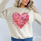 Valentine DTF Transfers, Ready to Press, T-shirt Transfers, Heat Transfer, Direct to Film, Holiday, Love, Trendy, Coquette Brushstroke Heart