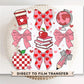 Valentine's Day DTF Transfers, Ready to Press, T-shirt Transfers, Heat Transfer, Direct to Film, School, Gift, Coquette Teacher Bow Collage