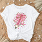 Valentine's Day DTF Transfers, Ready to Press, T-shirt Transfers, Heat Transfer, Direct to Film, School, Gift, Coquette Pink Teacher Pencil