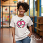 Valentine's Day DTF Transfer, Ready to Press, T-shirt Transfer, Heat Transfer, Direct to Film, School, FAUX Sequins, Teacher Heart Pencil