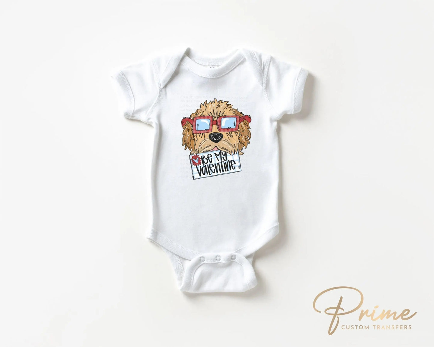 Valentine's Day DTF Transfers, Ready to Press, T-shirt Transfers, Heat Transfer, Direct to Film, Trendy, Be My Valentine Goldendoodle Boy