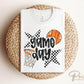 Basketball DTF Transfers, Ready to Press, T-shirt Transfers, Heat Transfer, Direct to Film, Sports Mom, Checkered Stars, Game Day, Trendy