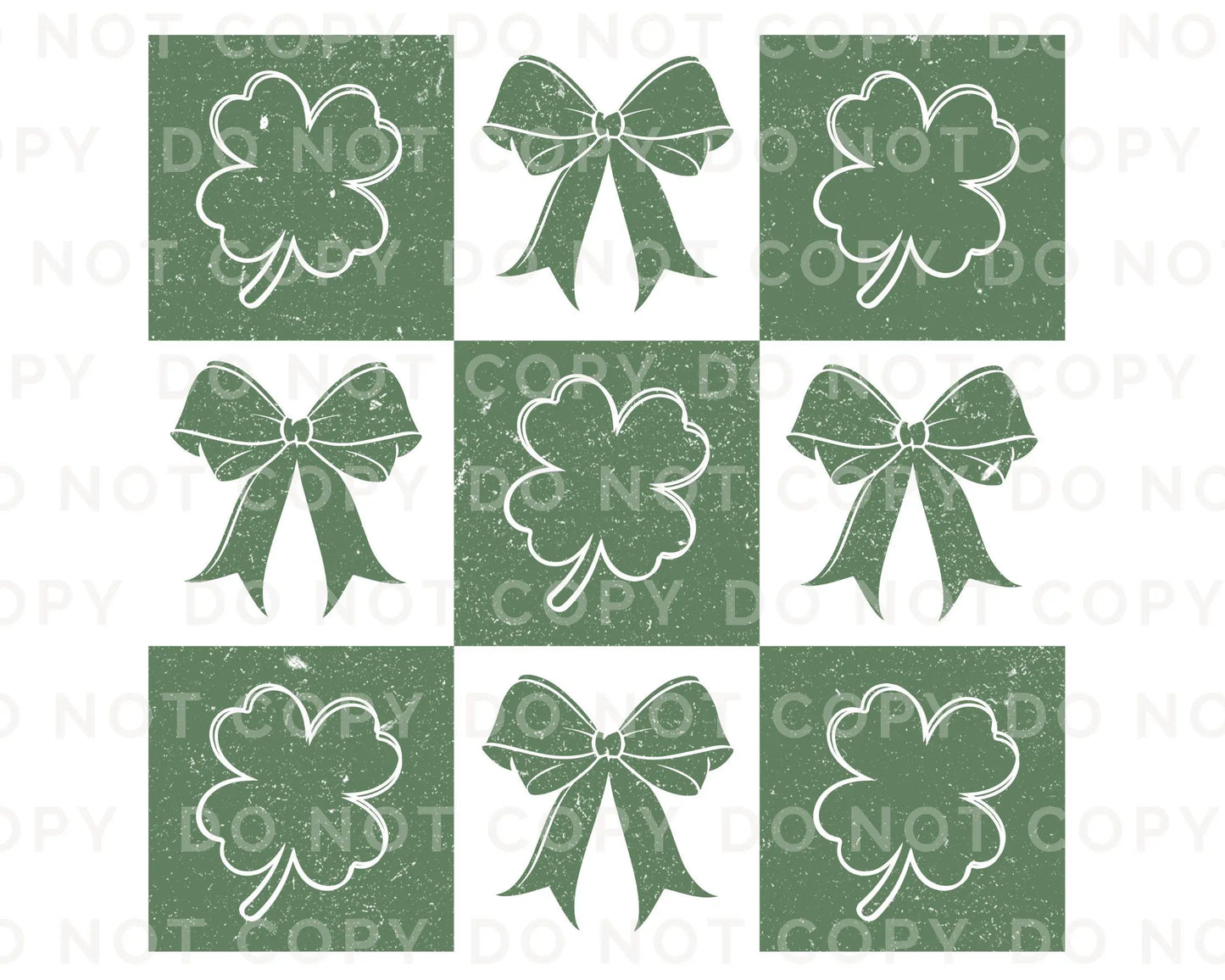 St. Patrick's Day DTF Transfers, Ready to Press, T-shirt Transfers, Heat Transfer, Direct to Film, Bows, Lucky, St Patty, Coquette Shamrocks