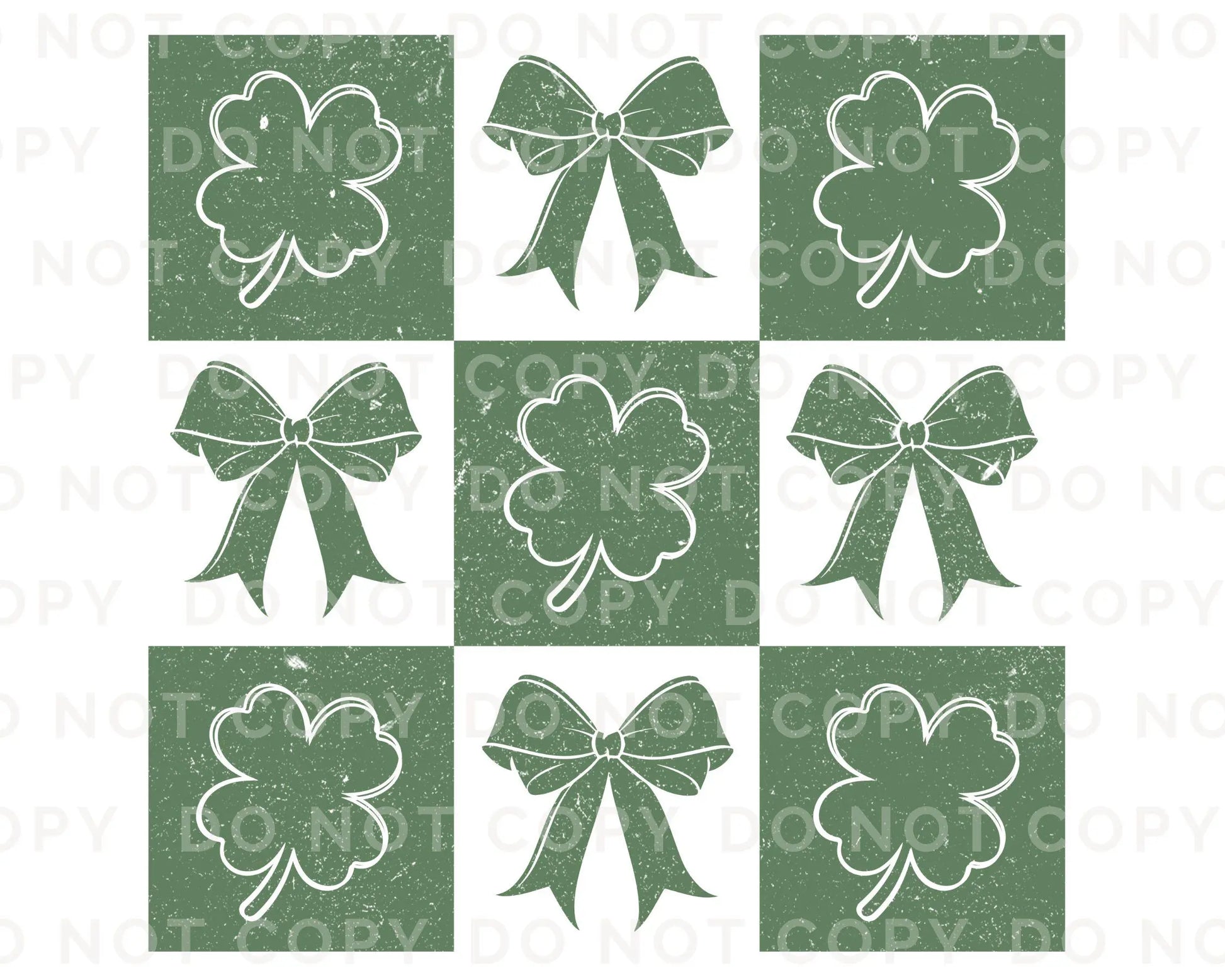 St. Patrick's Day DTF Transfers, Ready to Press, T-shirt Transfers, Heat Transfer, Direct to Film, Bows, Lucky, St Patty, Coquette Shamrocks