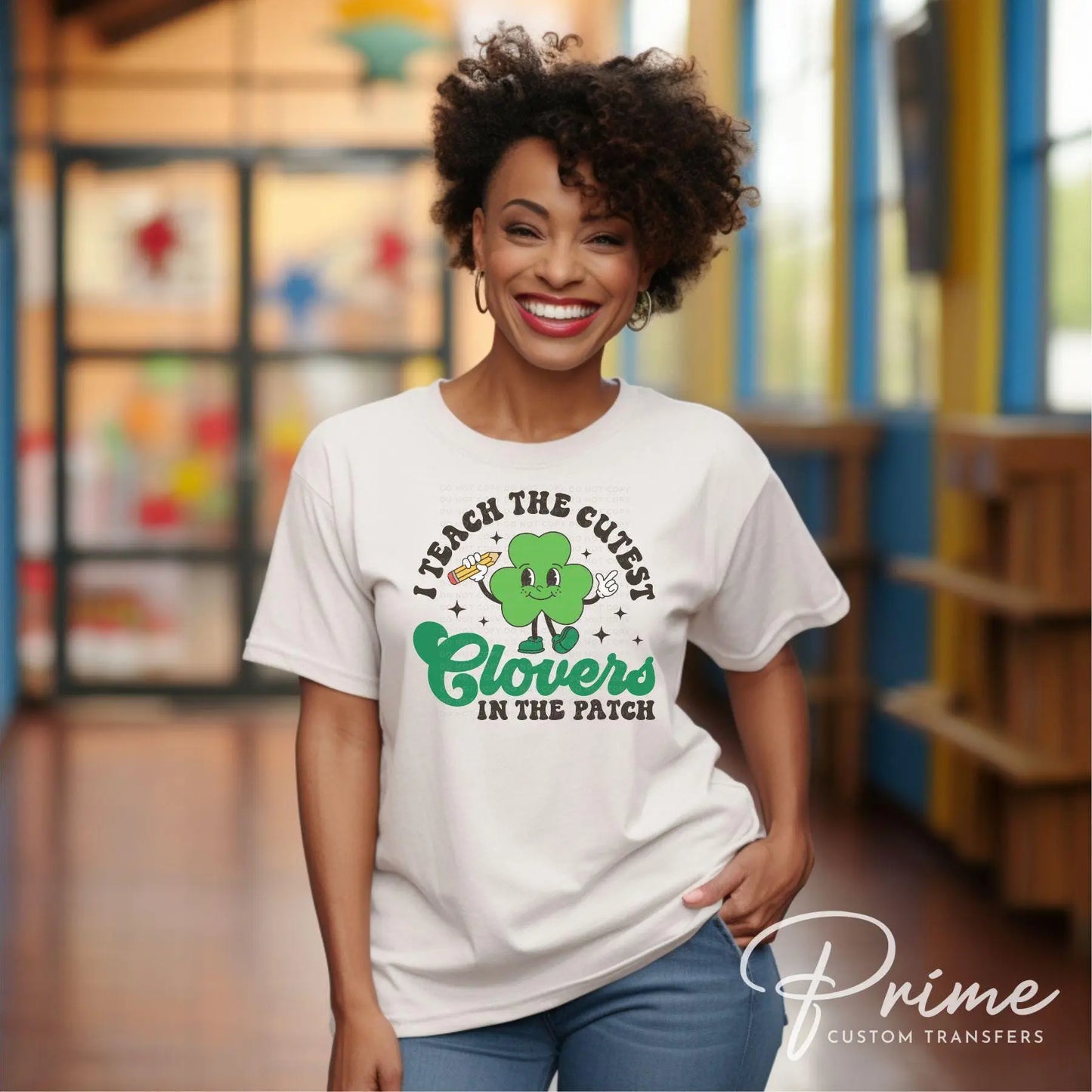St. Patrick's Day DTF Transfer, Ready to Press, T-shirt Transfer, Heat Transfer, Direct to Film, Lucky, St Patty, Shamrock, Teacher Gift