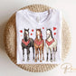 Valentine's Day DTF Transfers, Ready to Press, T-shirt Transfers, Heat Transfer, Direct to Film, Holiday, Country, Western, Horse Lover