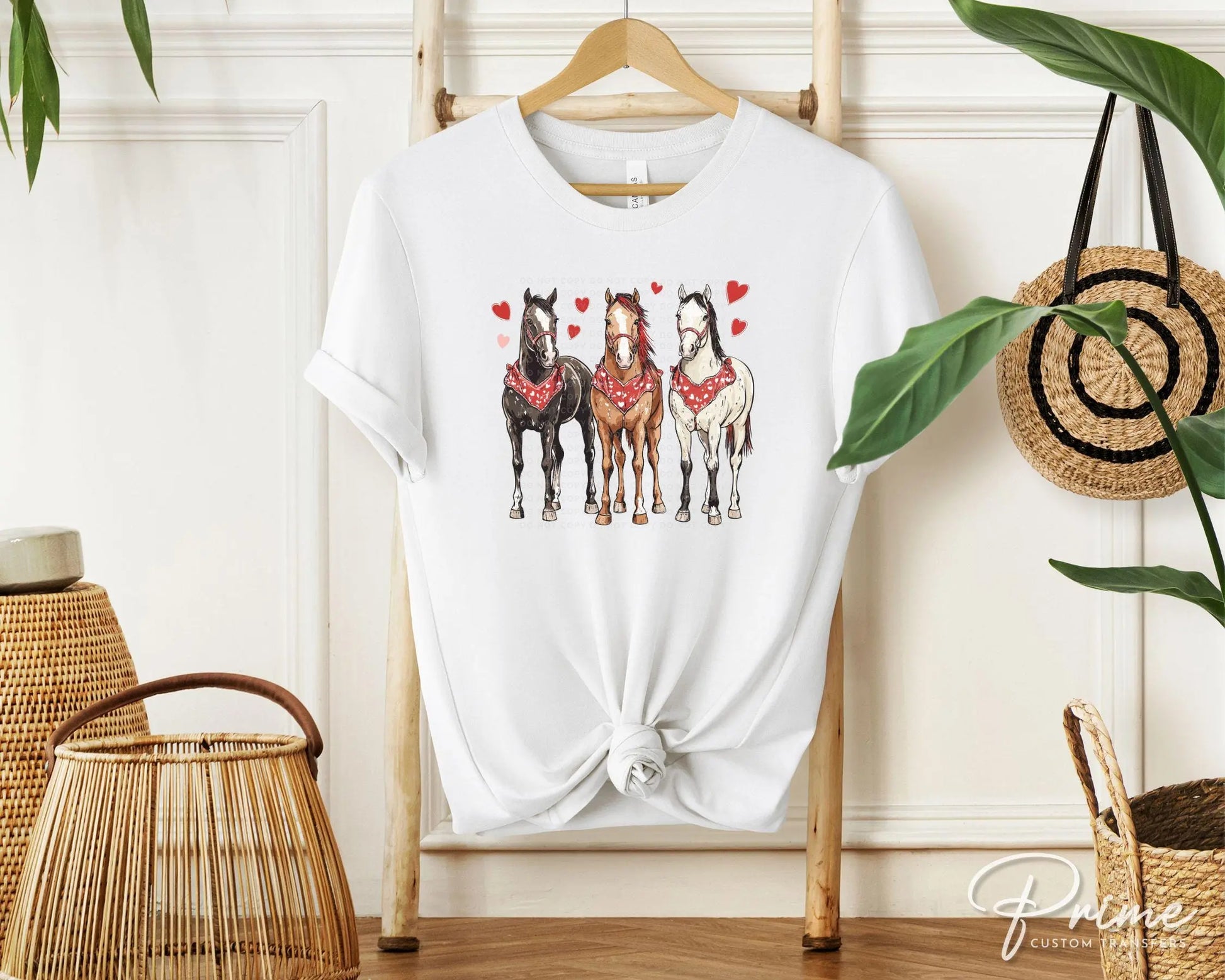 Valentine's Day DTF Transfers, Ready to Press, T-shirt Transfers, Heat Transfer, Direct to Film, Holiday, Country, Western, Horse Lover