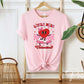 Valentine's Day DTF Transfer, Ready to Press, T-shirt Transfers, Heat Transfer, Direct to Film, Cute, Girl, Checkered, Little Miss Valentine