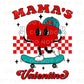 Valentine's Day DTF Transfers, Ready to Press, T-shirt Transfers, Heat Transfer, Direct to Film, Boy, Heart, Skateboard, Mama's Valentine
